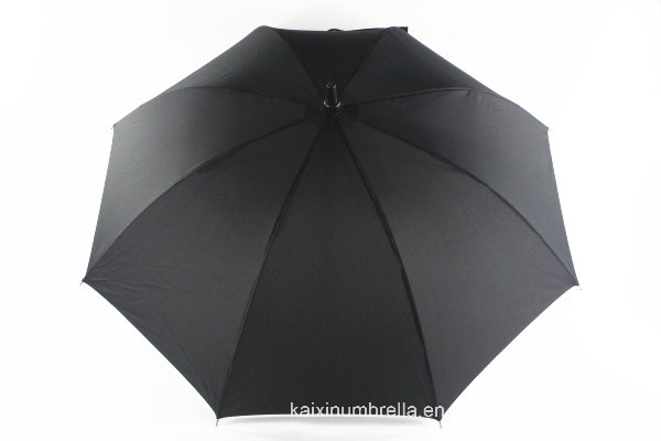 Pongee Fabric Black Coating Golf Umbrella with EVA Handle