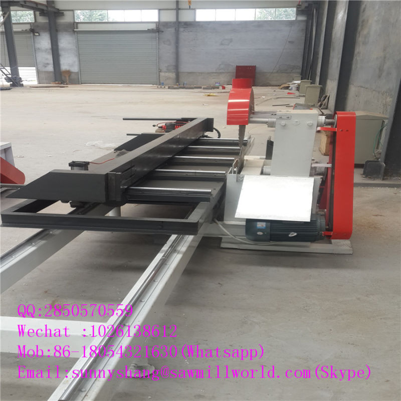 Sliding Table Saw Wood Cutting Machine with Twin Circular Blade