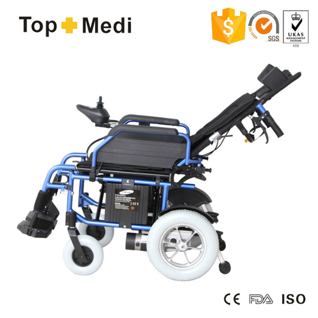 Topmedi Promoting High End Reclining Electric Power Mobility Wheelchair