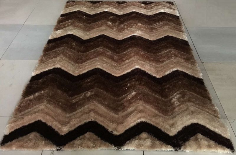 Polyester Modern Shaggy Carpets with 3D Effects