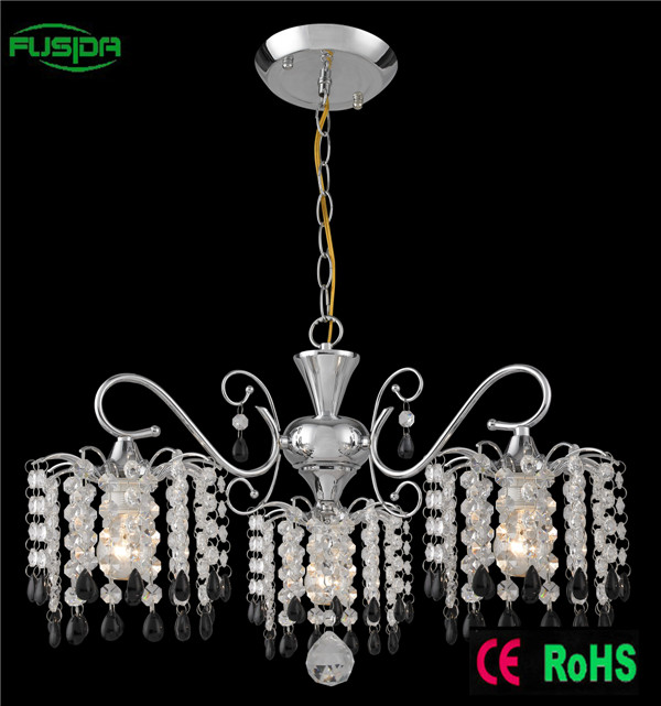 Traditional LED Big Crystal Chandelier Pendant Lighting for Decoration (D-8105/5)