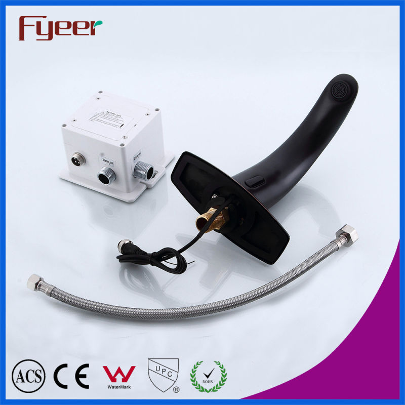 Fyeer Oil Rubbered Bronze Automatic Sensor Tap for Cold Water