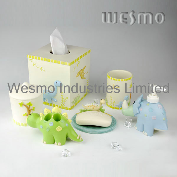 Kid Style Polyresin Bath Accessory Set (WBP0212A)