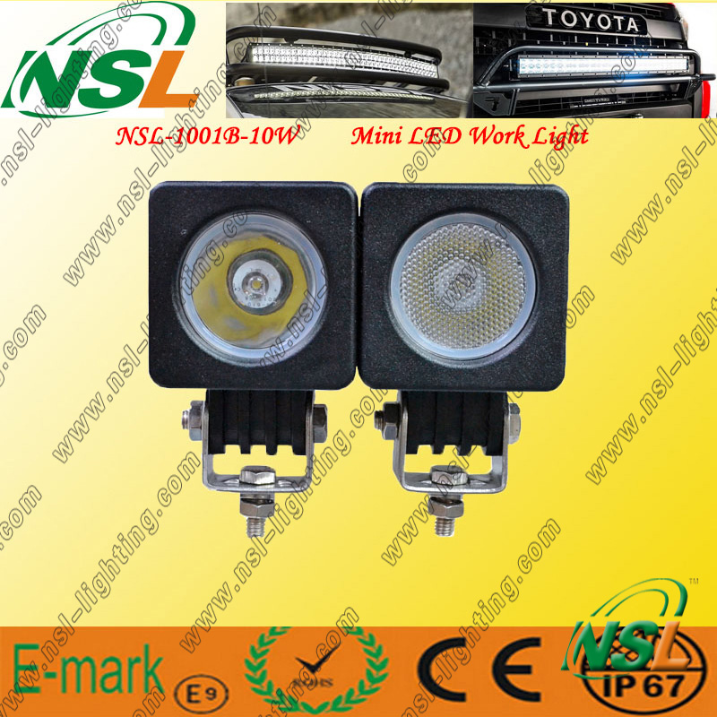 Top! ! 10W LED Work Light, Creee LED Work Light, Spot/Flood LED Work Light for Trucks