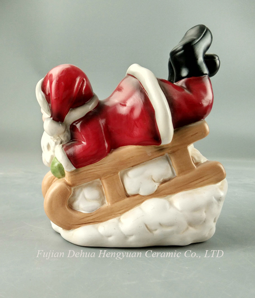 Christmas Gift of Naughty Santa Clause for Christmas Decoration