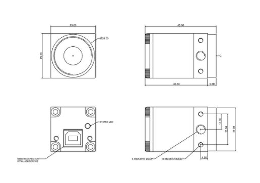 Bestscope Buc3a-130m Smart Industrial Digital Cameras