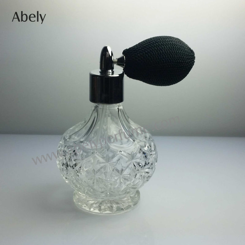 Bulb Spray Atomizer Vintage Perfume Bottle in Glass