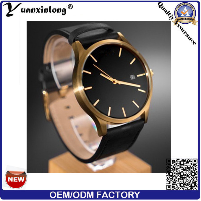 Yxl-067 Simple Design High Quality Watches Gold Plated Men's Business Wristwatch Promotional Men Watches