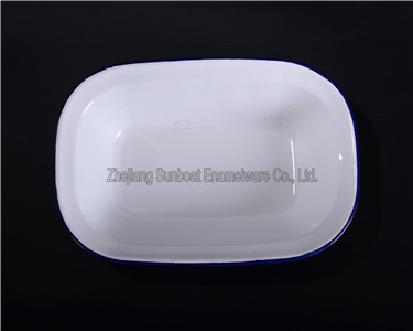 High Quality Carbon Steel Enamel Food Plate Sets