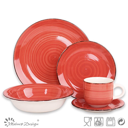 Handpainting Ceramic Stoneware 20PCS Dinner Set