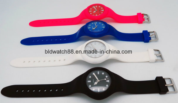 3ATM Waterproof Womens Silicone Wrist Watches Japan Movement