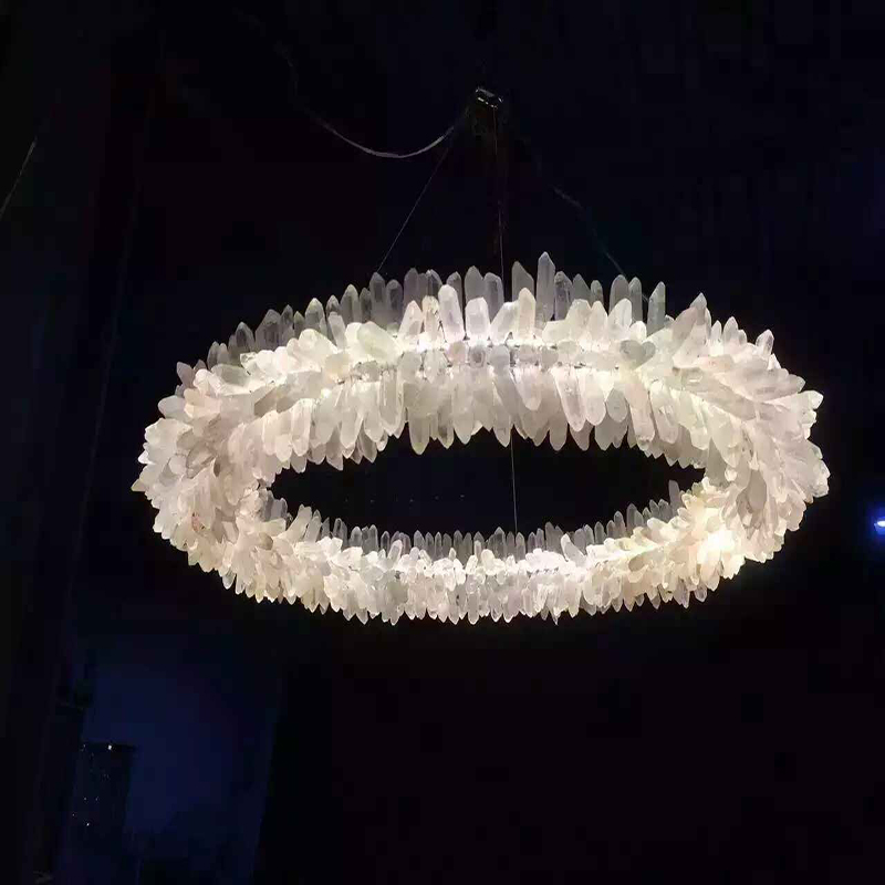 2016 New Design Round Crystal Decorative pendant Lamp with Lobby