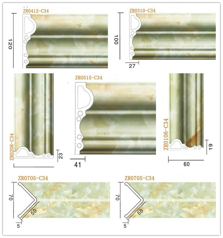 High Output PVC Marble Sheet Extruding Machine / PVC Marble Sheet Extruding Line