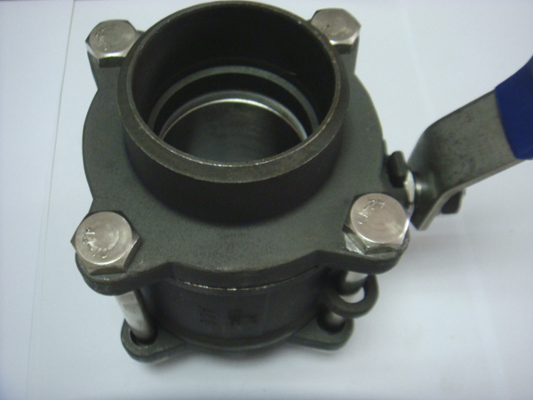 3PC Carbon Steel Wcb Ball Valve with Bw Connection