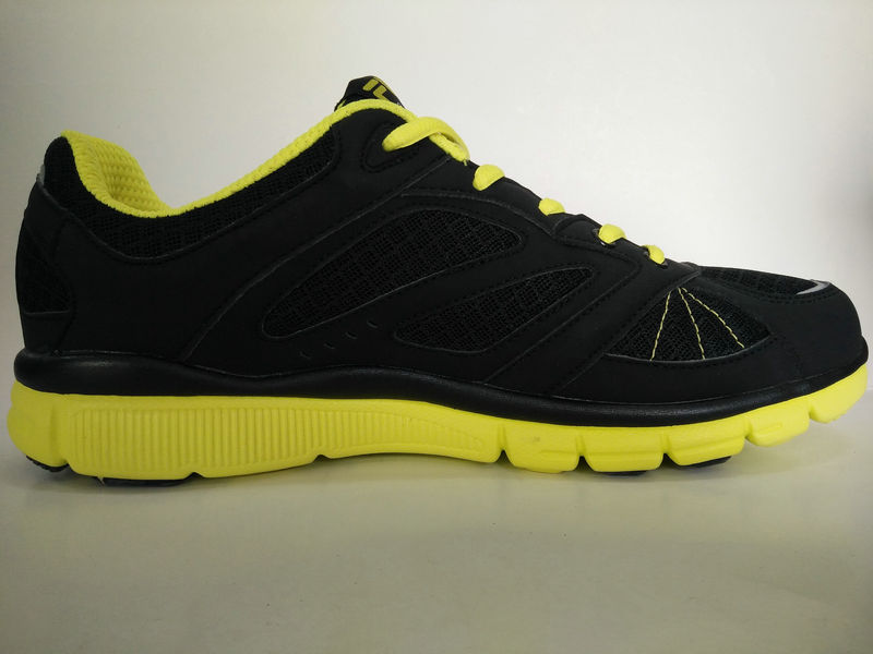 Men's Yellow Black Md Outsole Sports Shoes