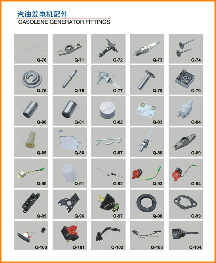 Gasoline Generator Spare Parts