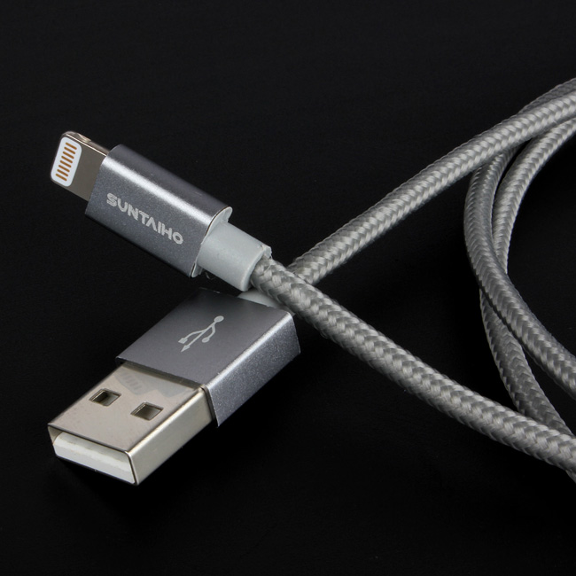 New Nylon Fast Charging 8pin USB Data Cable for iPhone