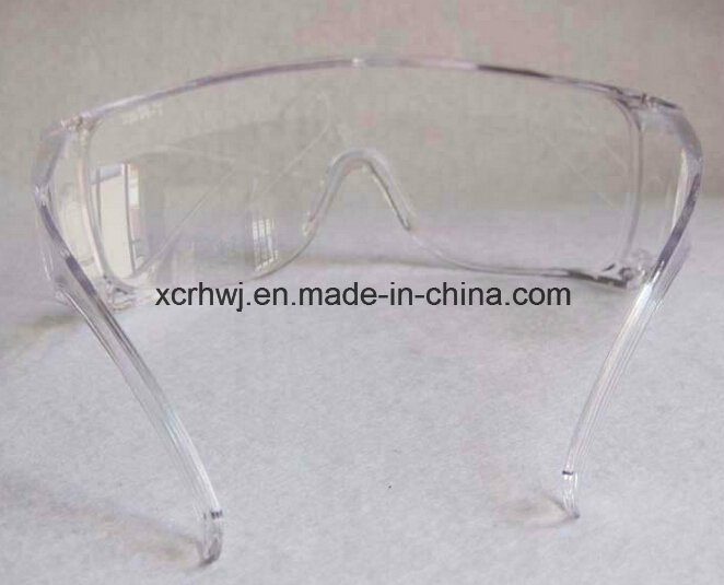 Clear Lens with Yellow Frame Safety Goggles, Protective Eyewear, Eye Glasses, Ce En166 Safety Glasses, PC Lens Safety Goggles Supplier