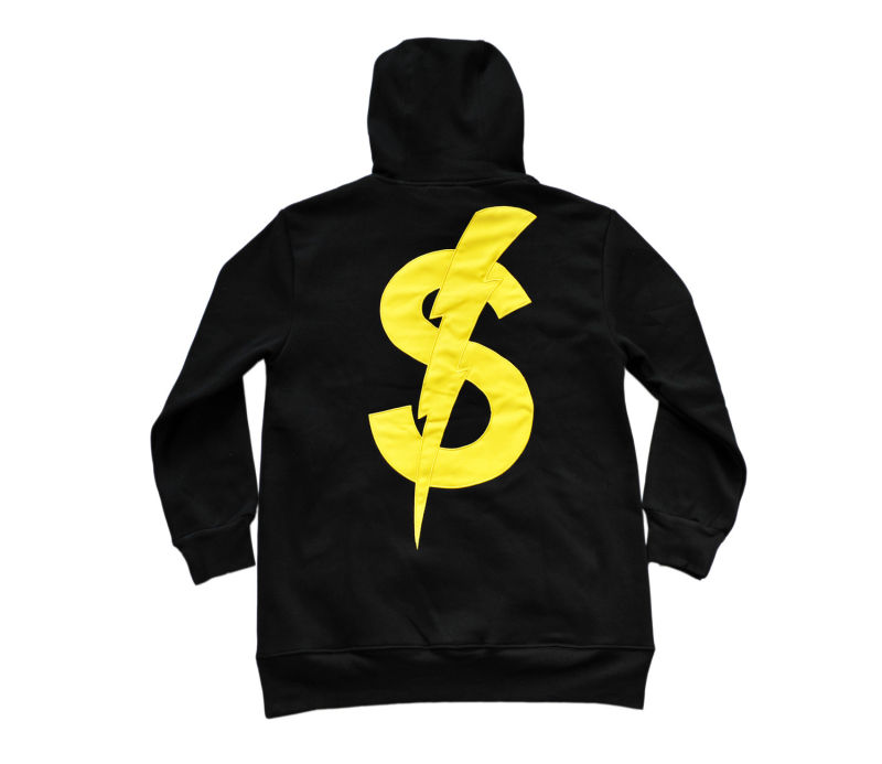 Black Style Fashion Hoodie Basketball Sports Hoodie with Customized Logo (H5012)