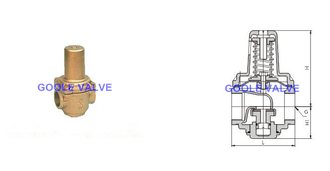 Direct Action Diaphragm Type Branch Pipe Pressure Reducing Valve (YZ11X)