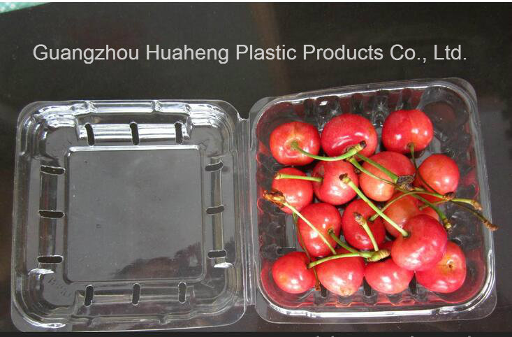 Custom plastic food box for fruit (clear food tray)