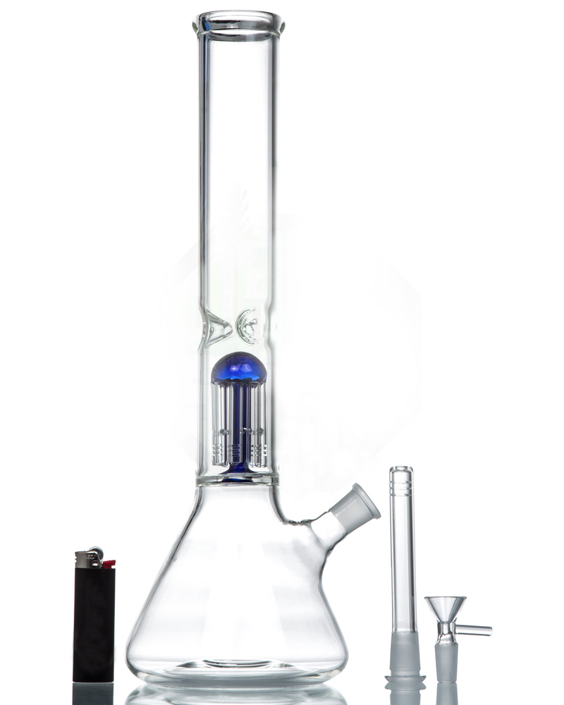 8-Arm Diffused Downstem Hookah Glass Smoking Water Pipes (ES-GB-335)