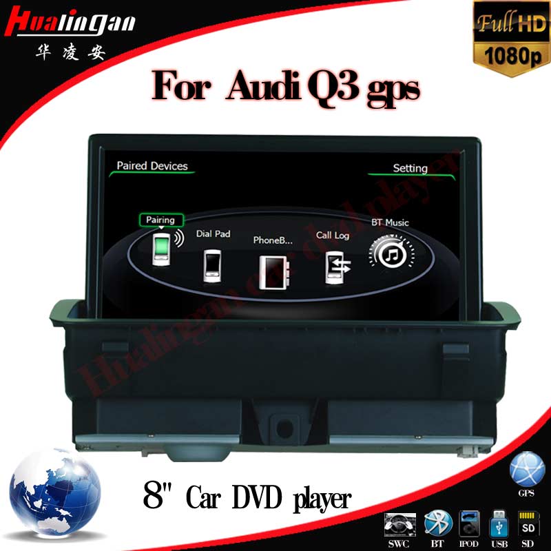 Car Audio for Audi Q3 DVD Player Bluetooth & iPod