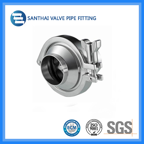 Food Grade Stainless Steel Sanitary Clamped Check Valve