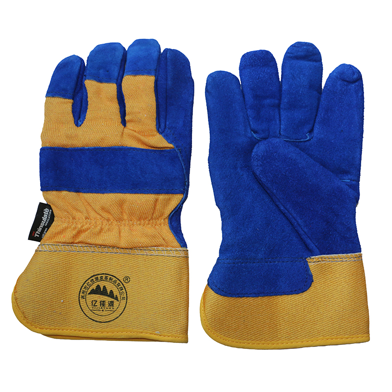 Thinsulate Full Lining Rubberized Cuff Winter Working Safety Gloves