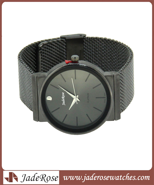 Mesh Gift Alloy Waterproof Men's Wrist Watch