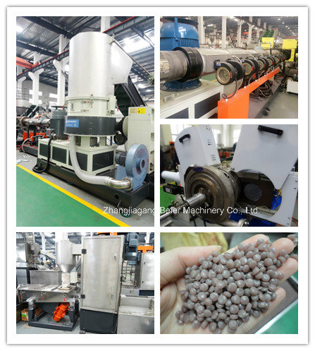 200-250kg/H PE/PP Film Agglomeratin Pelletizing Line