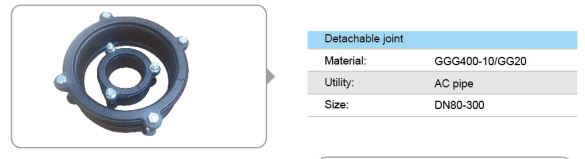 Everite Detachable Joint for AC Pipe