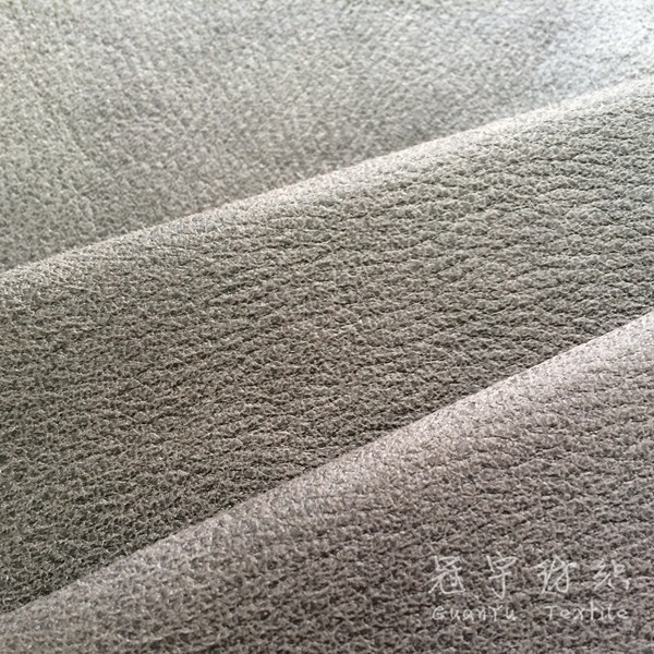 Artificial Leather Fabric with Brushed Back for Sofa