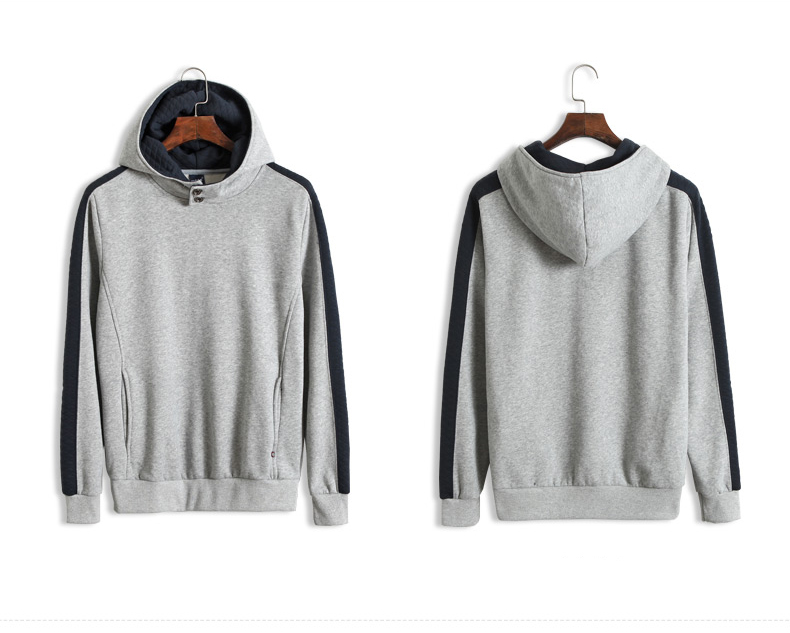 Hot Sale Luxury Quality Two Color Pullover Gym Hoodie