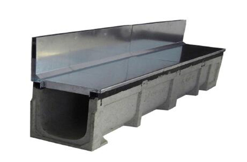 Side Slot Linear U Type Polymer Drainage Channel