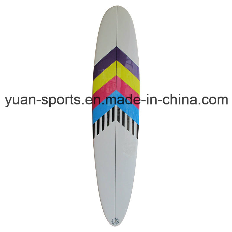 Customized Shape Square Tail Long Surfboard