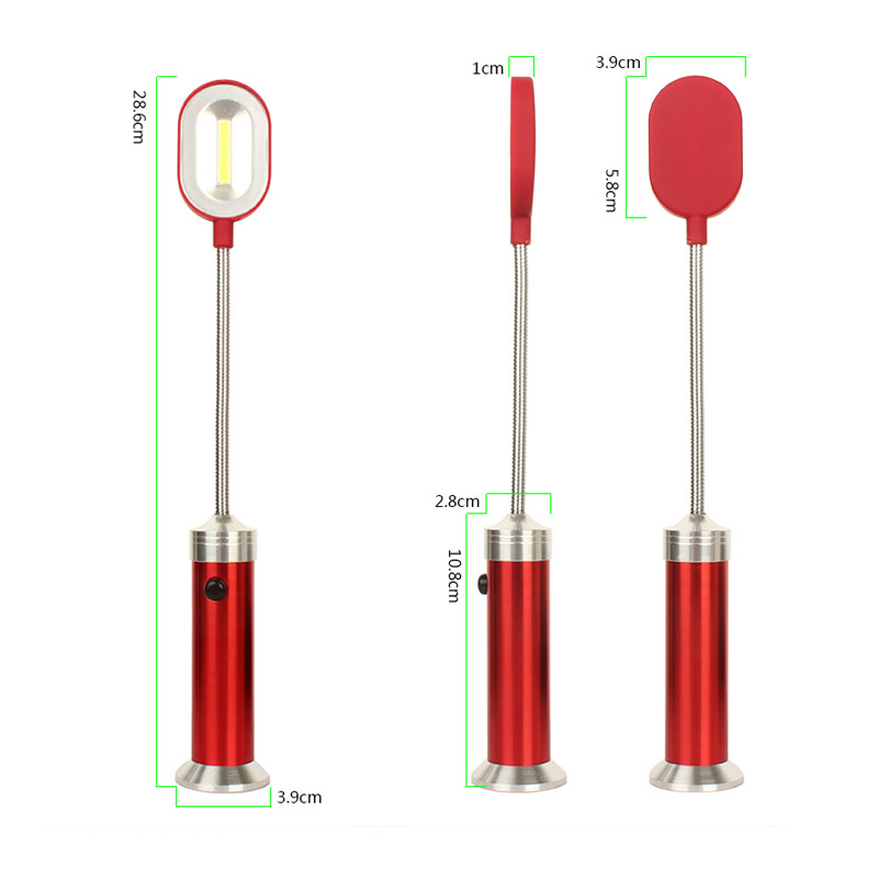 B12 Outdoor Work Lights Metal Hose Reading Desk Lamp