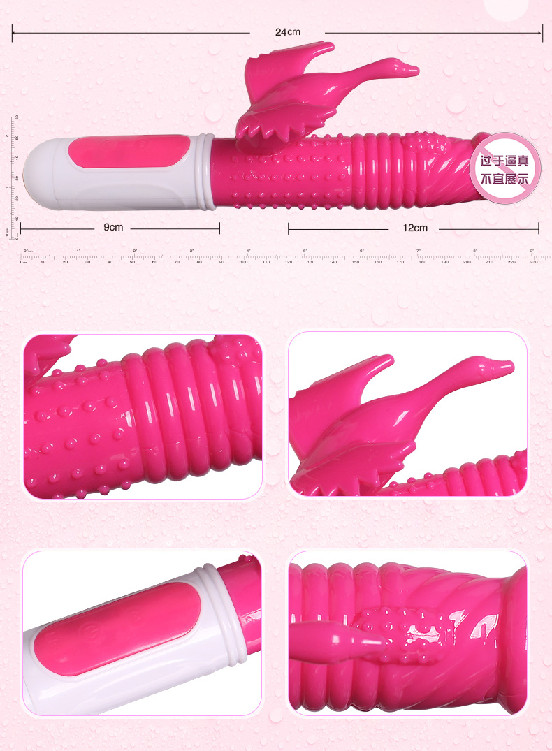 Silica Gel Clitoral Stimulation Vibrator Female Sex Toy