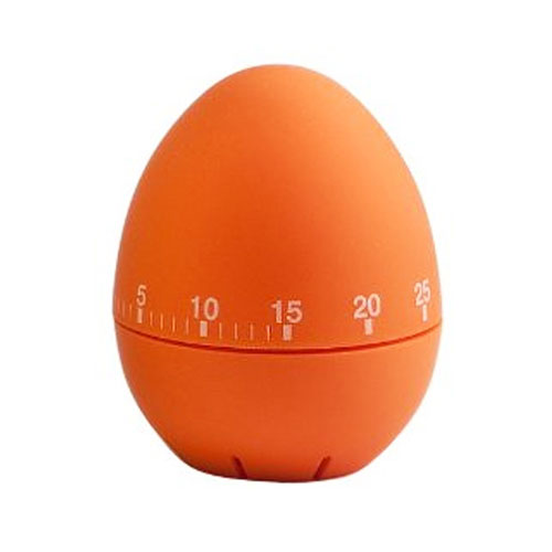 Wood Egg Mechanical Countdown Timer