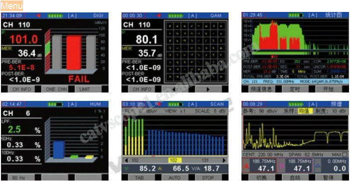 High Quality 2400q Digital CATV Spectrum Qam Analyzer