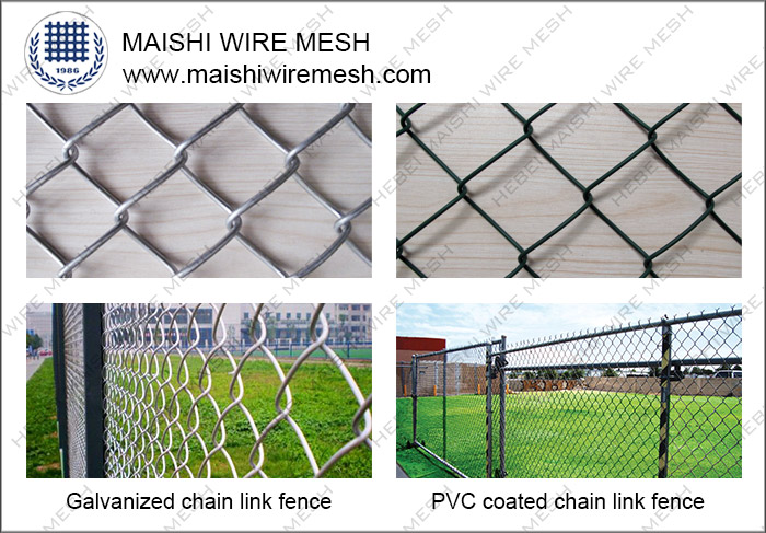 Dark Green Chain Link Fence