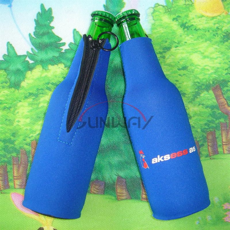 Neoprene Beer Cooler, Beverage Bottle Holder, Insulated Bottle Cooler (BC0003)