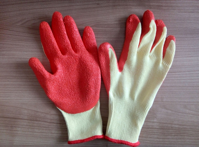 21 Gauge Yarn Latex Palm Coated Safety Glove