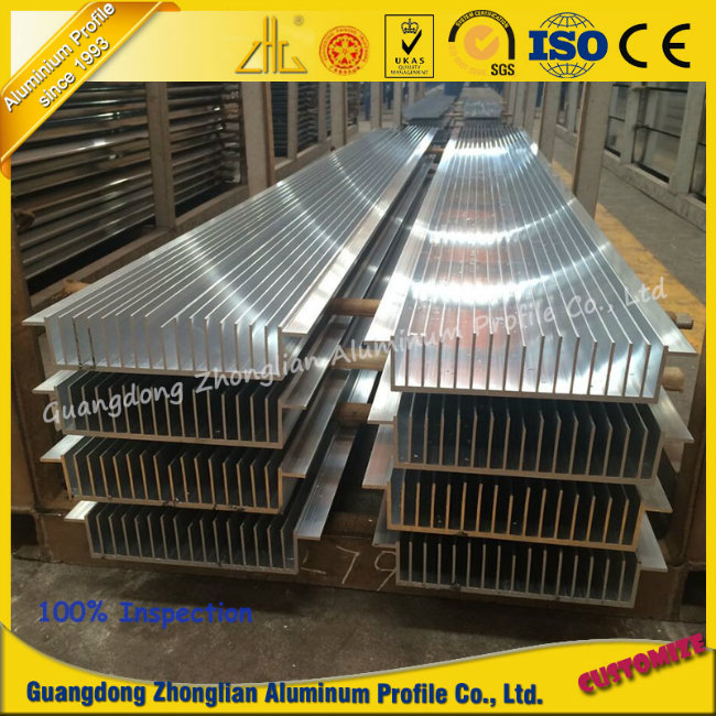 Factory Extrusion Aluminum Heat Sink Profile for Atomotive Industry AA6063 T5