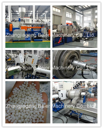 Plastic Masterbatch PE/PP/ABS Parrel Twin Screw Water-Ring Pelletizing/Compounding/Recycling/Granulating Extrusion Machine