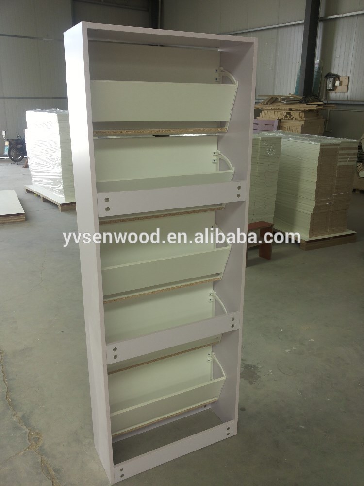 5 Doors Mirror Shoe Cabinet