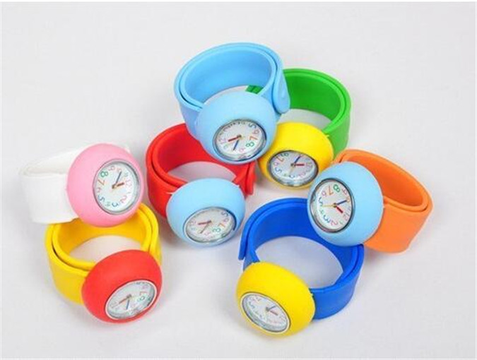 Yxl-350 Hot Selling Silicone Watch for Promotional Gifts Kids Slap Band Watches Silicone Slap Watch