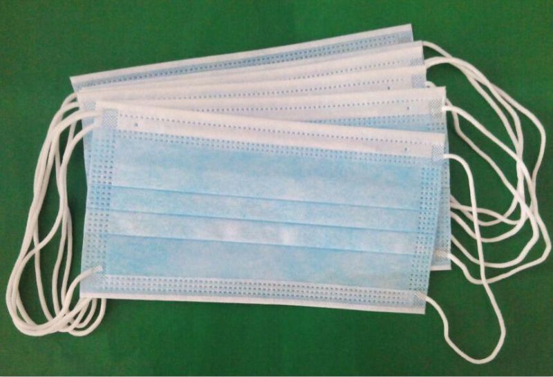 Disposable Non-Woven 3-Ply Medical Face Mask