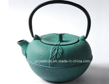 Embossed Cast Iron Teapot 0.8L