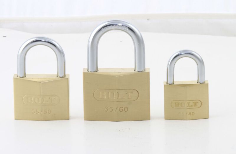 Diamond Brass Rhombic Type Padlock with Double Locking